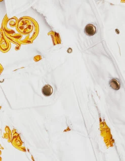 Versace Jeans Couture Baroque Jewels Printed Insert Denim Cropped Jacket 12 Versace Jeans Couture Baroque Jewels Printed Insert Denim Cropped Jacket -Gani Clothing Shop 101379