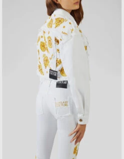 Versace Jeans Couture Baroque Jewels Printed Insert Denim Cropped Jacket 14 Versace Jeans Couture Baroque Jewels Printed Insert Denim Cropped Jacket -Gani Clothing Shop 101683