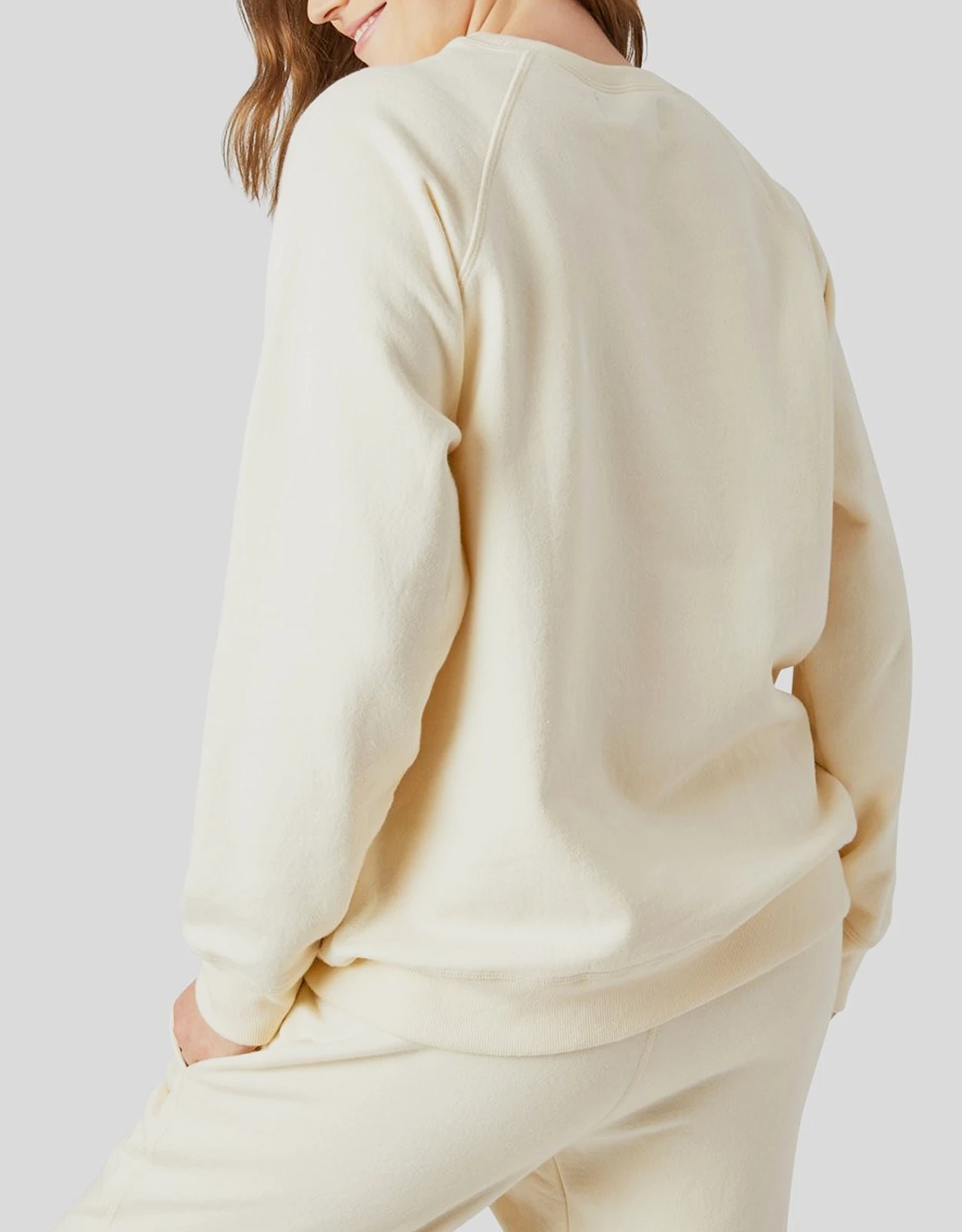 Morgan Lane Rowan Crewneck Sweatshirt-Cream 5 Morgan Lane Rowan Crewneck Sweatshirt-Cream - Image 3