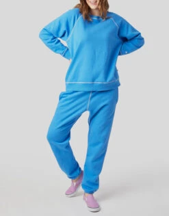 Morgan Lane Walker Sweatpant-Capri Blue -Gani Clothing Shop 1079495