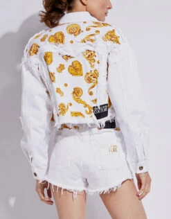 Versace Jeans Couture Baroque Jewels Printed Insert Denim Cropped Jacket 17 Versace Jeans Couture Baroque Jewels Printed Insert Denim Cropped Jacket -Gani Clothing Shop 130084