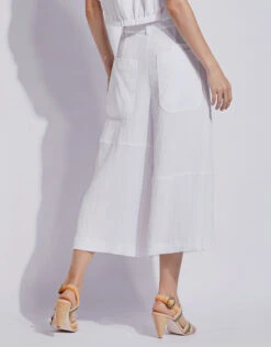 Tibi Plisse Wide-leg Cargo Cropped Pants -Gani Clothing Shop 137208