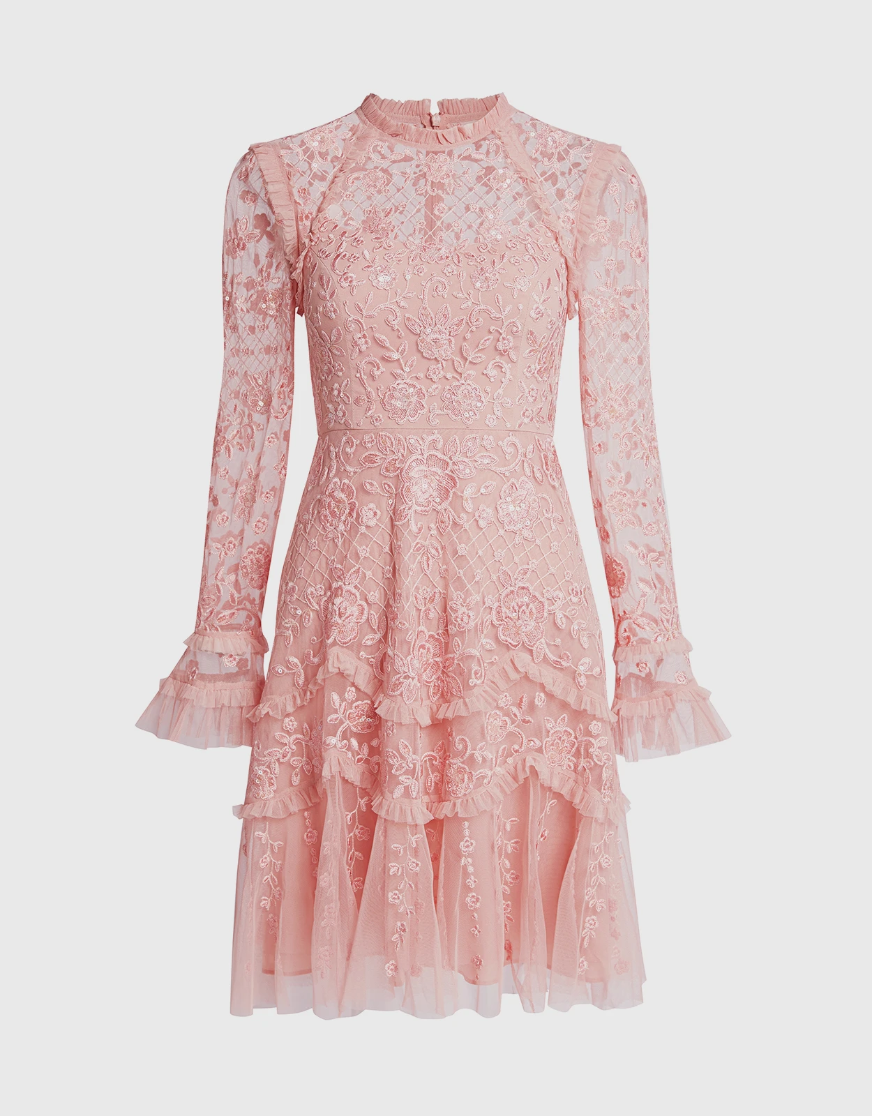Needle & Thread Marigold Rose Lace Mini Dress 3 Needle & Thread Marigold Rose Lace Mini Dress
