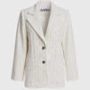 Ganni Striped Suiting Blazer -Gani Clothing Shop 190705