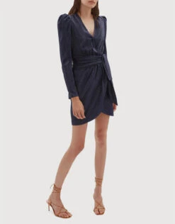 Jonathan Simkhai Metallic Wrapped Mini Dress -Gani Clothing Shop 197385