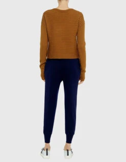 Markus Lupfer Merino Wool Bird Sequin Knitted Track Pants -Gani Clothing Shop 21479