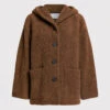 Harris Wharf London Oversized Bouclé Hooded Jacket -Gani Clothing Shop 217901