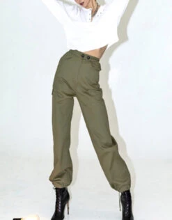 The Range Structured Twill Cargo Pants -Gani Clothing Shop 217942