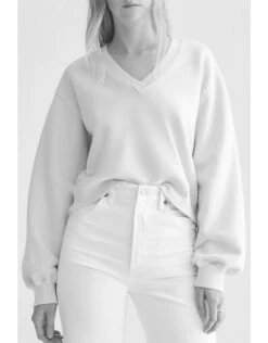AGOLDE V-neck Balloon Sleeve Sweatshirt 8 AGOLDE V-neck Balloon Sleeve Sweatshirt -Gani Clothing Shop 223834