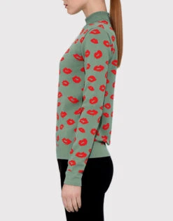 Être Cécile LIPS Slim Fit Turtle Neck Sweater -Gani Clothing Shop 229211