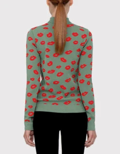 Être Cécile LIPS Slim Fit Turtle Neck Sweater -Gani Clothing Shop 229212