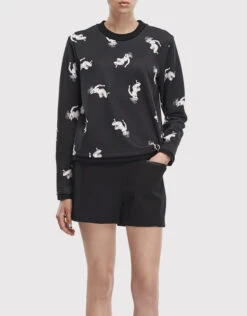 Surreal But Nice Abstract Printed Neoprene Sweatshirt -Gani Clothing Shop 229285