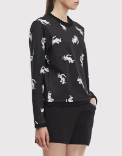 Surreal But Nice Abstract Printed Neoprene Sweatshirt -Gani Clothing Shop 229295
