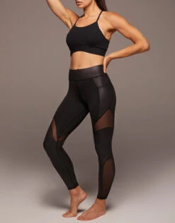 Michi Glow Gloss Pocket Legging-Black -Gani Clothing Shop 2542077