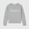 Maison Kitsuné Parisienne Vintage Sweatshirt-Grey Melange 1 Maison Kitsuné Parisienne Vintage Sweatshirt-Grey Melange -Gani Clothing Shop 2577874
