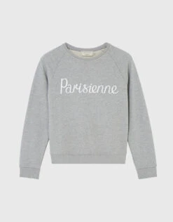 Maison Kitsuné Parisienne Vintage Sweatshirt-Grey Melange