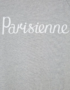 Maison Kitsuné Parisienne Vintage Sweatshirt-Grey Melange -Gani Clothing Shop 2577876