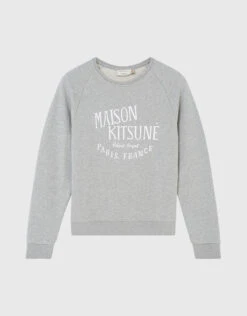 Maison Kitsuné Palais Royal Vintage Sweatshirt-Grey Melange