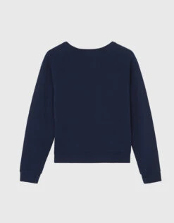 Maison Kitsuné Parisienne Vintage Sweatshirt-Navy -Gani Clothing Shop 2577882