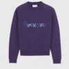 Maison Kitsuné Parisienne Vintage Sweatshirt-Plum -Gani Clothing Shop 2577957
