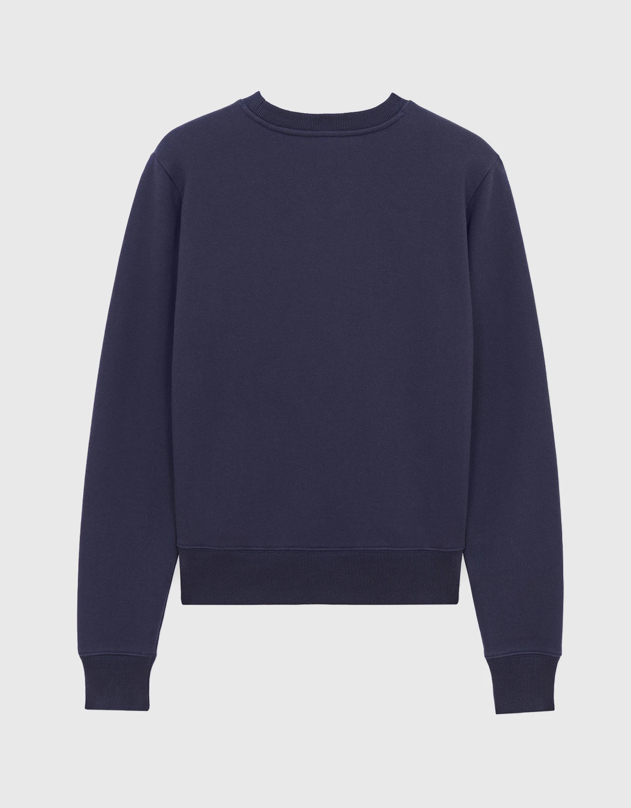 Maison Kitsuné Big Fox Embroidery Regular Sweatshirt-Blue Navy 4 Maison Kitsuné Big Fox Embroidery Regular Sweatshirt-Blue Navy - Image 2