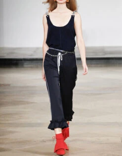 Mother Of Pearl Finley Ruffle Cuff Tailored Track Pants -Gani Clothing Shop 25874