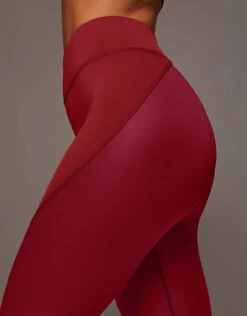 Michi Nova Gloss Legging-Earth Red