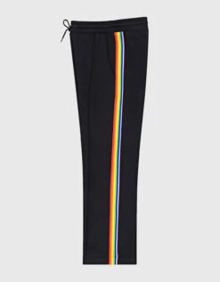 Être Cécile Rainbow Rib Stripe Retro Track Pants-Rainbow Black 9 Être Cécile Rainbow Rib Stripe Retro Track Pants-Rainbow Black -Gani Clothing Shop 2631534