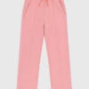 Être Cécile Grosgrain Stripe Retro Track Pants-Pink Icing -Gani Clothing Shop 2631567