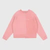 Être Cécile Superette Cropped Deconstructed Sweatshirt-Pink Icing -Gani Clothing Shop 2631573