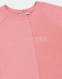 Être Cécile Superette Cropped Deconstructed Sweatshirt-Pink Icing 10 Être Cécile Superette Cropped Deconstructed Sweatshirt-Pink Icing -Gani Clothing Shop 2631576