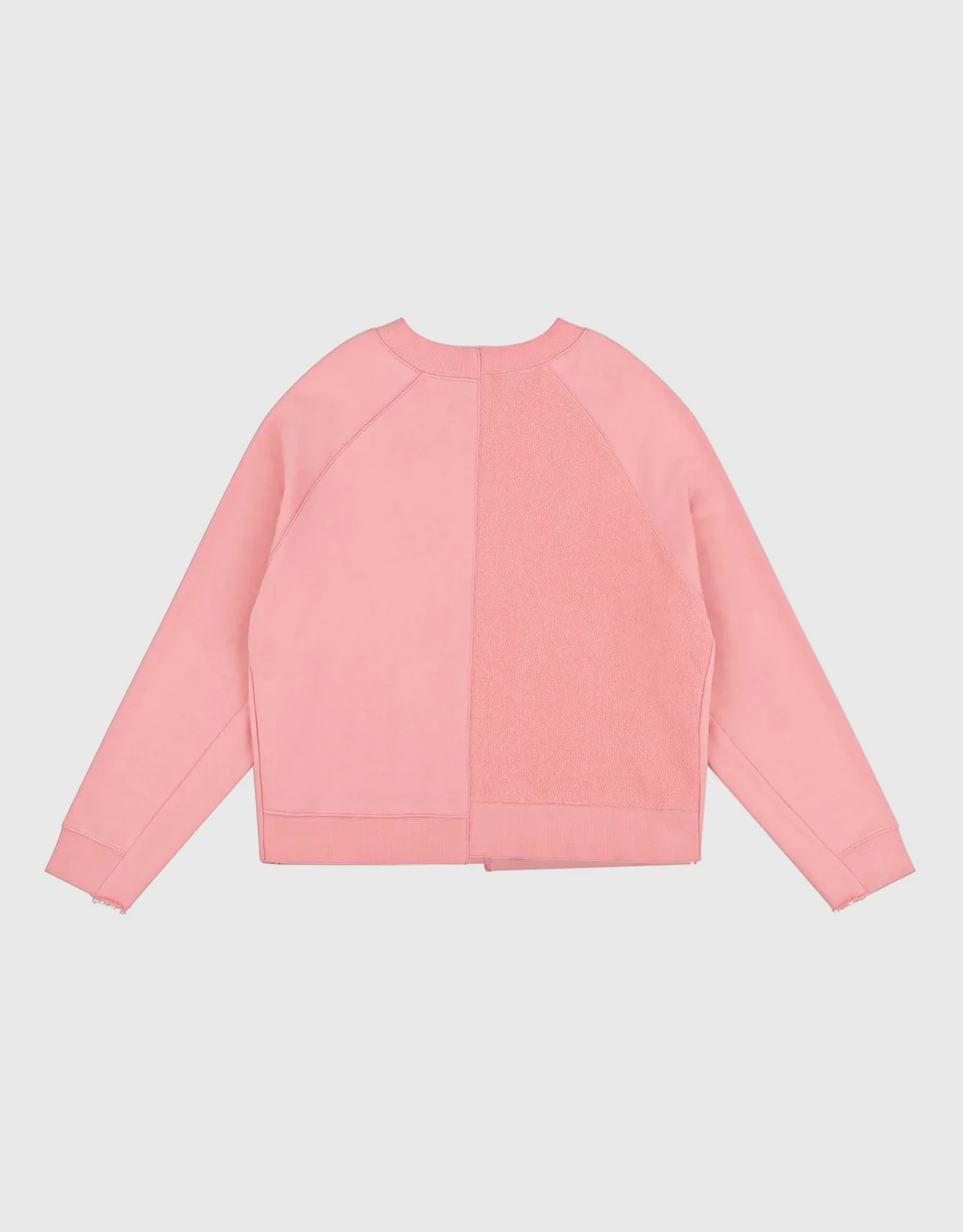 Être Cécile Superette Cropped Deconstructed Sweatshirt-Pink Icing 7 Être Cécile Superette Cropped Deconstructed Sweatshirt-Pink Icing - Image 5