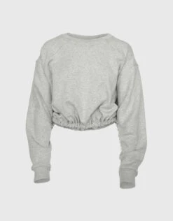 Michi Solace Sweatshirt-Heather Grey