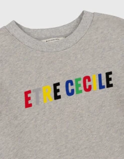 Être Cécile Etre Cecile Multi Flock Classic Sweatshirt-Grey Marle -Gani Clothing Shop 2667904