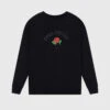 Être Cécile Etre Cecile Rose Boyfriend Sweatshirt-Washed Black -Gani Clothing Shop 2667932