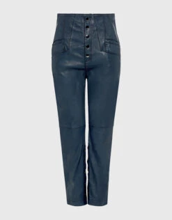 Marissa Webb Leather Makayla High-rise Cropped Pants