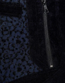 Marissa Webb Victoria High-rise Corduroy Floral Lace Cropped Pants