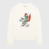 Maison Kitsuné Oly Coffee Fox Vintage Sweatshirt 1 Maison Kitsuné Oly Coffee Fox Vintage Sweatshirt -Gani Clothing Shop 2690461