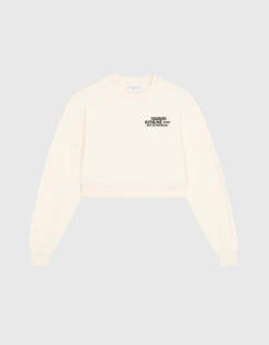 Maison Kitsuné Rue De Richelieu Cropped Sweatshirt