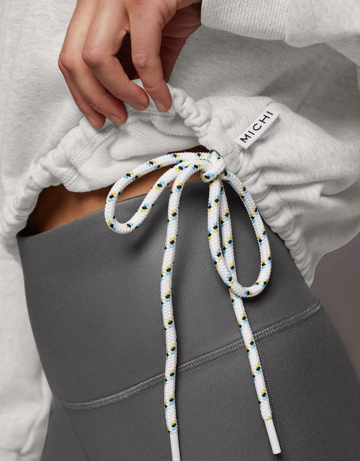 Michi Solace Sweatshirt-Heather Grey 7 Michi Solace Sweatshirt-Heather Grey - Image 5