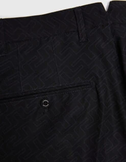 J.Lindeberg Men's Ellott Monogram Print Stretch Straight-leg Pants