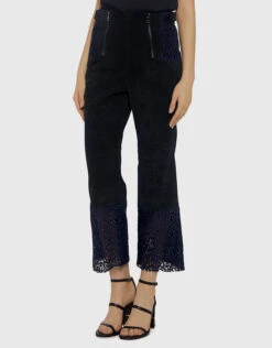 Marissa Webb Victoria High-rise Corduroy Floral Lace Cropped Pants 10 Marissa Webb Victoria High-rise Corduroy Floral Lace Cropped Pants -Gani Clothing Shop 26999