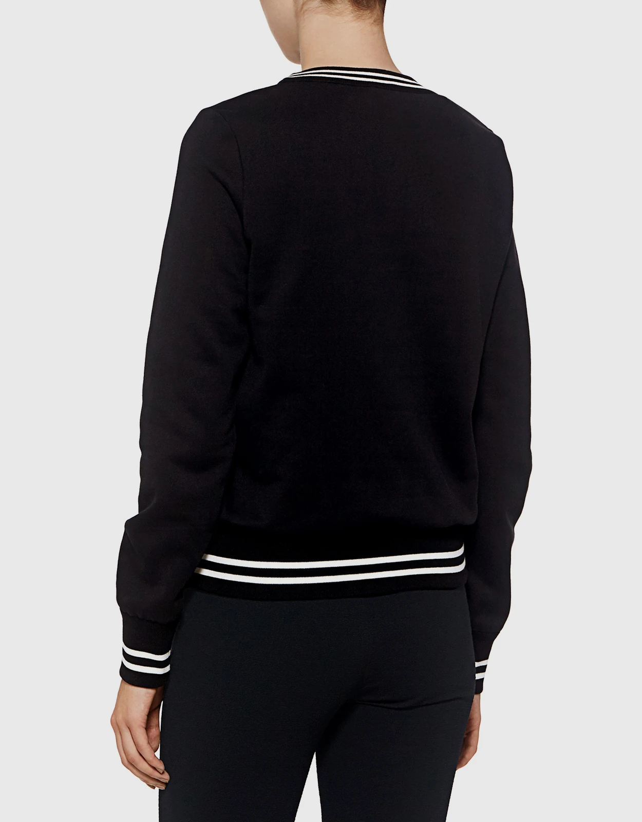 No.21 Flower Embellished Pleat Detail Sweatshirt 6 No.21 Flower Embellished Pleat Detail Sweatshirt - Image 4