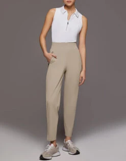 Michi Ace Sleeveless Polo Shirt-White -Gani Clothing Shop 2751467