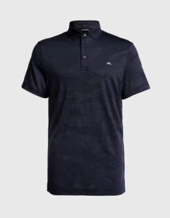 J.Lindeberg Men's Chandler Mesh Jacquard Polo Shirt