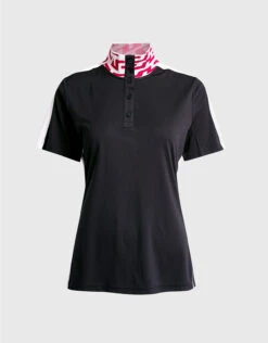J.Lindeberg Pip High Neck Polo Shirt