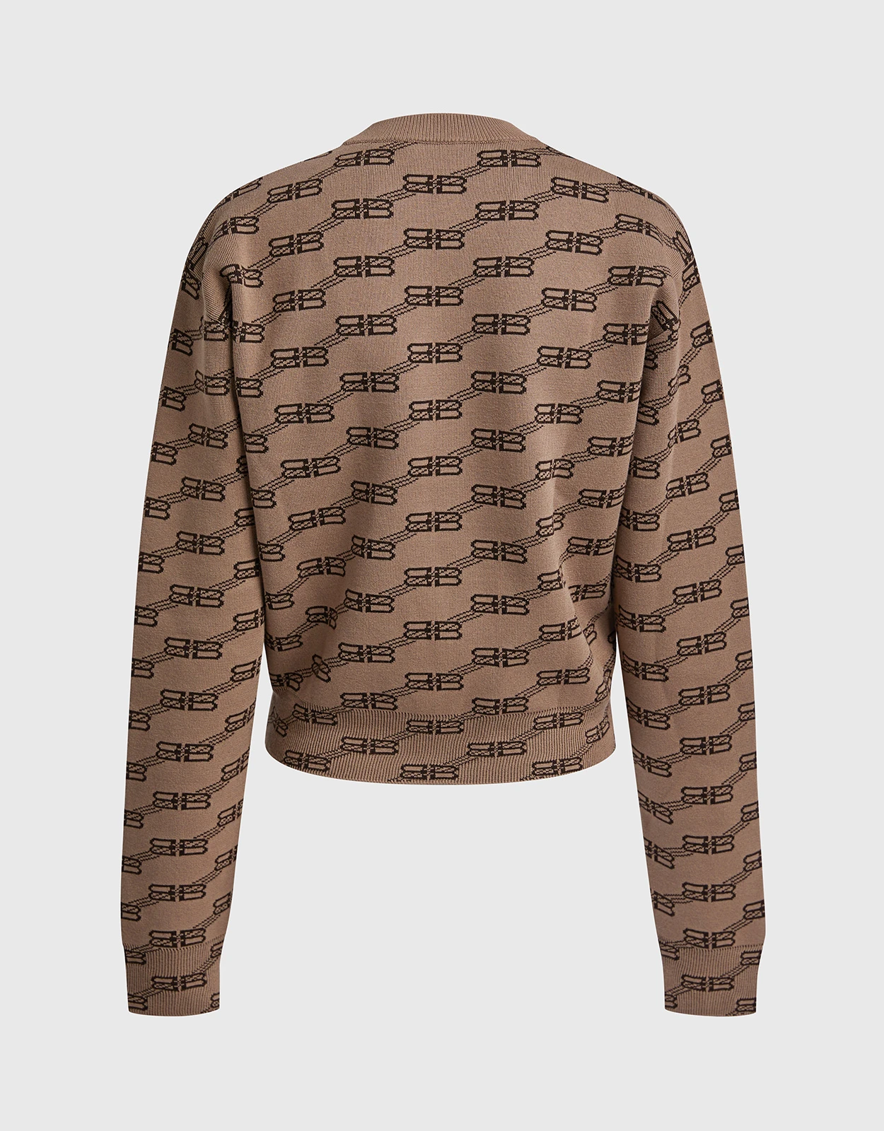 Balenciaga Logo Cotton Blend Crewneck Long Sleeves Sweatshirt 4 Balenciaga Logo Cotton Blend Crewneck Long Sleeves Sweatshirt - Image 2