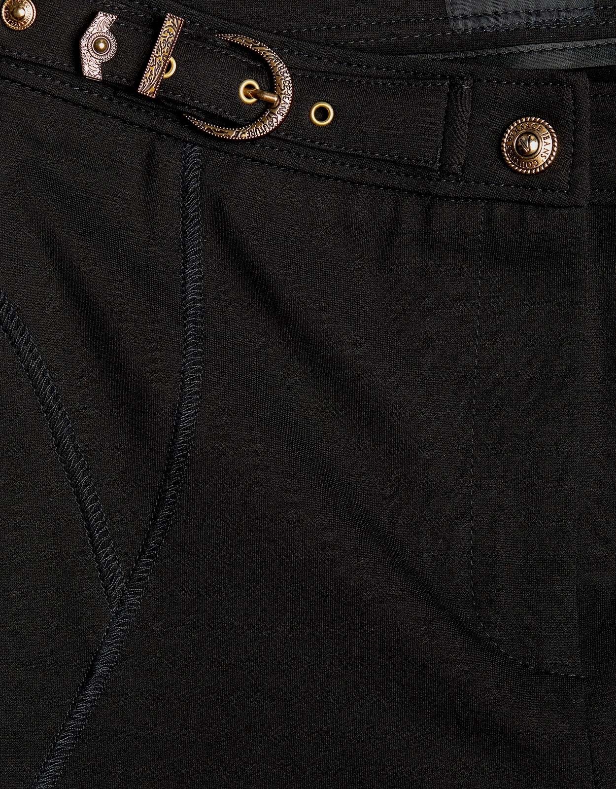 Versace Jeans Couture Buckle Embellished Skinny Pants 4 Versace Jeans Couture Buckle Embellished Skinny Pants - Image 2