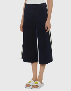 Chinti & Parker Side Stripe Intarsia Merino Culottes -Gani Clothing Shop 29892