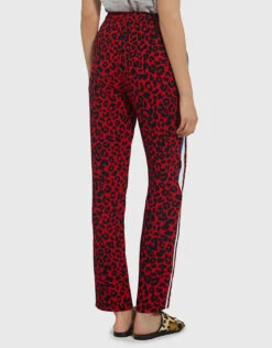 No.21 Leopard Animal-print Cady Track Pants -Gani Clothing Shop 32007